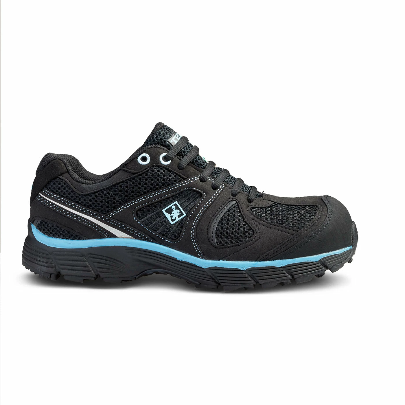Terra Safety Footwear Terra Pacer 2.0 Breathable Composite Toe Women's Safety Shoes | Black/Light Blue | Sizes 5 - 10 4 Terra Safety Footwear Terra Pacer 2.0 Breathable Composite Toe Women's Safety Shoes | Black/Light Blue | Sizes 5 - 10