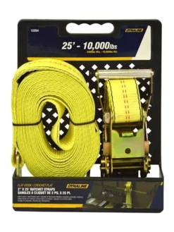 Dynaline Ratchet Strap 2" | 20" - 30" Flat Hook Automotive Tools