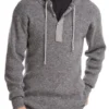Stanfields Work Wear Stanfield's 1329 Heavy Weight Wool Henley With Hood | Grey | Sizes S - 2XL 2 Stanfields Work Wear Stanfield's 1329 Heavy Weight Wool Henley With Hood | Grey | Sizes S - 2XL