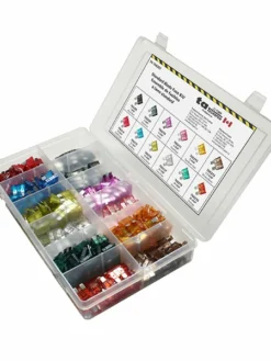 Techspan Standard Blade Fuse Assortment Kit - 380 Pcs