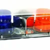 Techspan Amber/Blue Mini Light Bar Safety Supplies