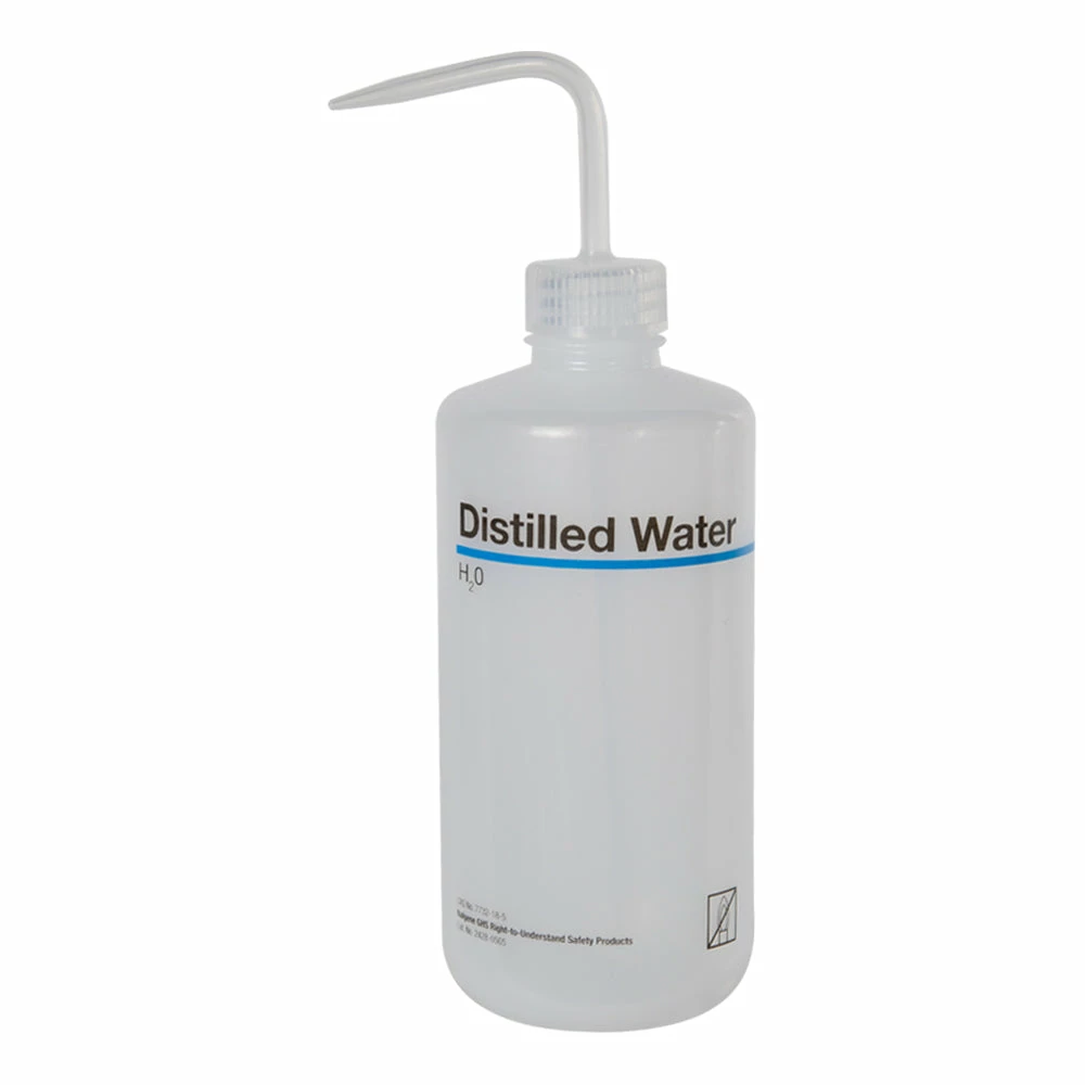 Nalgene Right-to-Understand Safety Wash Bottles | Distilled Water 3 Nalgene Right-to-Understand Safety Wash Bottles | Distilled Water