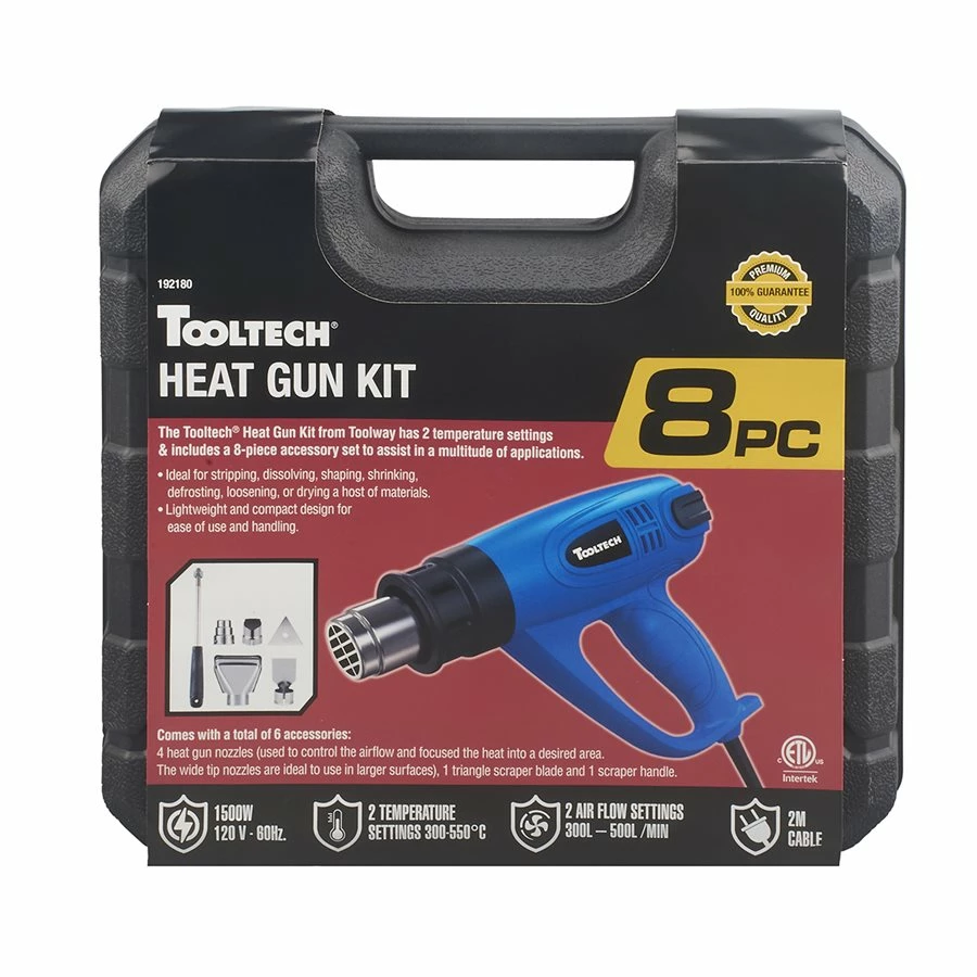 ToolTech® Dual Temperature Heat Gun Kit Electrical Tools 5 ToolTech® Dual Temperature Heat Gun Kit Electrical Tools