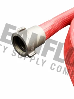 Greenline 1-1/2" Red Nitrile/PVC Fire Hose Assemblies (w/ Male X Female NPSH Threaded Fittings) Hose And Fittings
