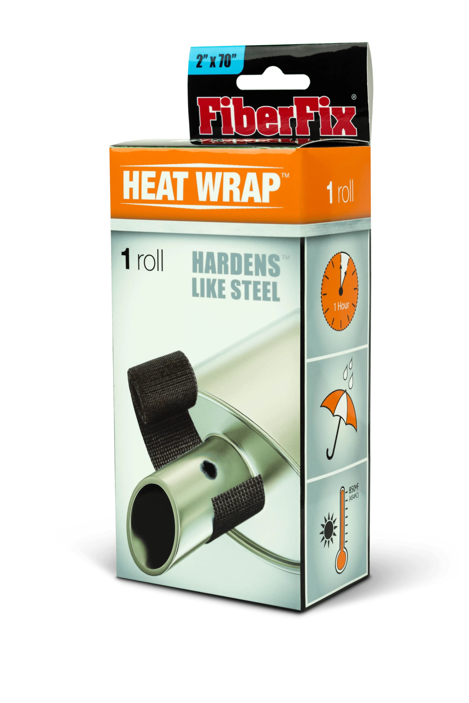 Maintenance Supplies FiberFix Heat Wrap - 2" X 70" Roll 3 Maintenance Supplies FiberFix Heat Wrap - 2" X 70" Roll