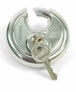 Cleanflow Stainless Steel Disc Padlock - 70mm Shackle - Keyed Alike Maintenance Supplies