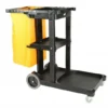 Globe Commercial Products Cleaning Tools Heavy Duty Premium Janitor's Cart