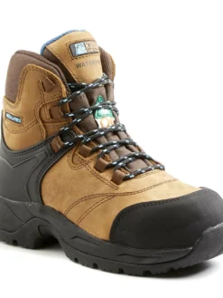 6 Inch Safety Boots Kodiak Journey Women's Composite Toe 6" Hiker Safety Work Boots | Brown | Sizes 6 - 11