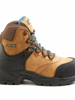 6 Inch Safety Boots Kodiak Journey Women's Composite Toe 6" Hiker Safety Work Boots | Brown | Sizes 6 - 11