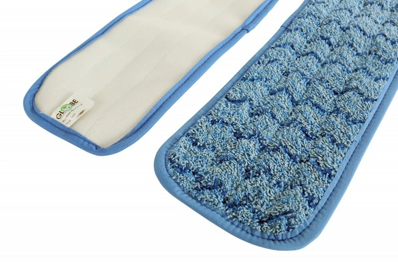 Globe Commercial Products Microfiber Flat Mop Wet Pads 6 Globe Commercial Products Microfiber Flat Mop Wet Pads