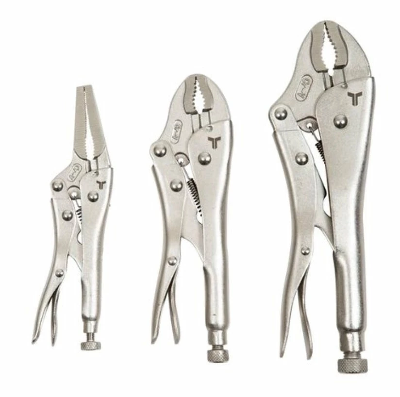 Hand Tools ToolTech® Locking Grip Plier Set - 3 Piece 3 Hand Tools ToolTech® Locking Grip Plier Set - 3 Piece