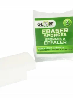 Globe Commercial Products Erase-It-Sponge - Small Size - 2 Pack (Case Of 24) Cleaning Tools