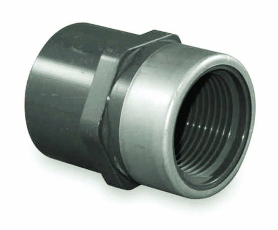 Spears 1/2" To 3" Schedule 80 PVC Reinforced Female Adapter Couplings Fittings And Valves 3 Spears 1/2" To 3" Schedule 80 PVC Reinforced Female Adapter Couplings Fittings And Valves