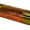 Cleanflow Fittings And Valves Lead Free Brass Threaded Pipe Nipple X 2" Length 1 Cleanflow Fittings And Valves Lead Free Brass Threaded Pipe Nipple X 2" Length