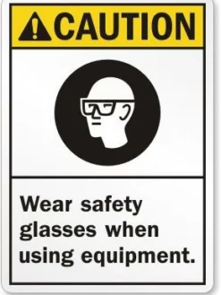 Cleanflow Wear Safety Glasses Safety Sign Safety Supplies
