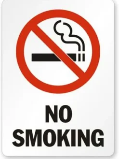 Cleanflow Safety Supplies No Smoking Safety Sign
