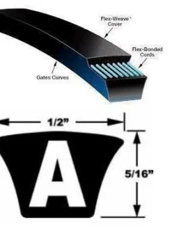 Maintenance Supplies D & D Global Industrial Drive Belts | A20 - A55