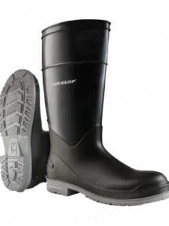 Rubber Work Boots Dunlop Polygoliath Lightweight PVC Steel Toe Work Boot