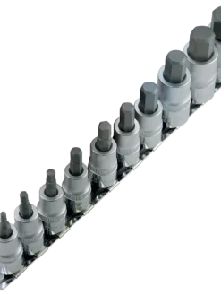 Hand Tools Jet 3/8" & 1/2" Drive Hex Bit Socket Set | Metric | 10 Piece