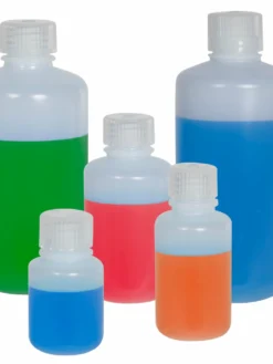 Nalgene Narrow Mouth Pass-Port IP2 HDPE Shipping Bottles With Caps
