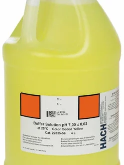 Water Testing Supplies Hach 2283556 Buffer Solution, PH 7.00 | Color-coded Yellow, 4L