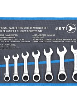 Jet Stubby Ratcheting Wrench Sets
