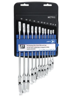Jet Long Pattern Ratcheting Wrench Sets - Flex Heads