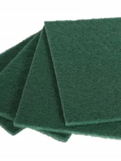 Globe Commercial Products Cleaning Tools Heavy Duty Green Scouring Pad