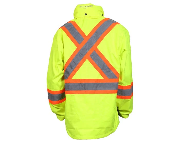 Helly Hansen Workwear Hi-Vis Work Wear Helly Hansen Alta HI VIS Class 3 Shell Jacket | Yellow/Black | Small - 5XLarge 4 Helly Hansen Workwear Hi-Vis Work Wear Helly Hansen Alta HI VIS Class 3 Shell Jacket | Yellow/Black | Small - 5XLarge