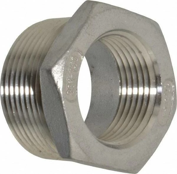 Greenline Stainless Steel Sch 40 Threaded Reducer Bushings | 1/8" To 4" Sizes 3 Greenline Stainless Steel Sch 40 Threaded Reducer Bushings | 1/8" To 4" Sizes