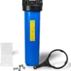 Waterite Commercial Water Filters And UV Parts Single 4.5" OD Big Blue Water Filter Housing | 20" | Blue/Black 2 Waterite Commercial Water Filters And UV Parts Single 4.5" OD Big Blue Water Filter Housing | 20" | Blue/Black
