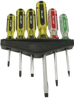 Jet Jumbo Handle Screwdriver Set - 6 Piece Hand Tools