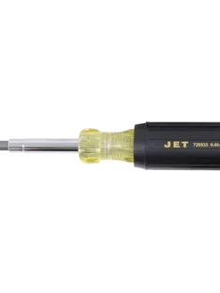 Jet 6-In-1 Cushion Grip Multi-Bit Screwdriver Hand Tools