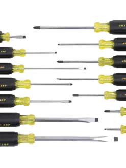 Hand Tools Jet Cushion Grip Screwdriver Set - 14 Piece