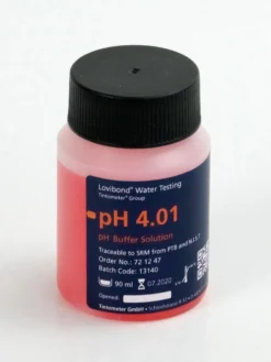 Lovibond PH 4.01 Buffer Solution | Red | 90 ML Water Testing Supplies
