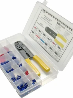 Techspan Solderless Terminal Assortment Kit - 151 Pcs Automotive Supplies