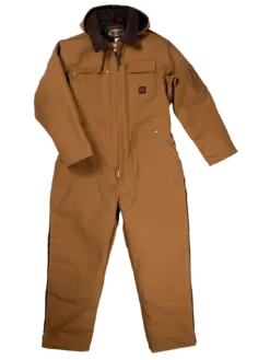 Tough Duck 7838 Heavyweight Deluxe Insulated Coveralls | Brown | Limited Size Selection