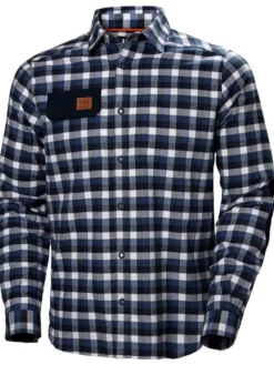 Helly Hansen Workwear Helly Hansen Kensington Plaid Long Sleeve Shirt | Small - 4X-Large