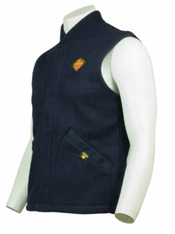 KELTEK Apparel KELTEK 7985V Flame Resistant Fleece Vest | Navy | S-4XL (HRC 2) Flame Resistant Work Wear 7 KELTEK Apparel KELTEK 7985V Flame Resistant Fleece Vest | Navy | S-4XL (HRC 2) Flame Resistant Work Wear
