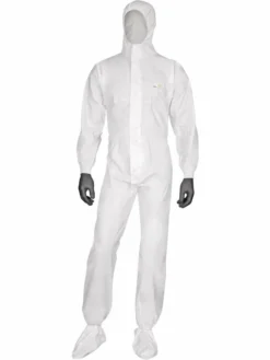 Degil Work Wear Deltatek® 5000 Disposable Coverall W/ Elastic Wrists, Ankles And Hood - 5-B / 6-B Type