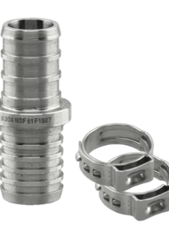 Plumb-Eeze Stainless Steel PEX Transition Coupling Tubing And Fittings