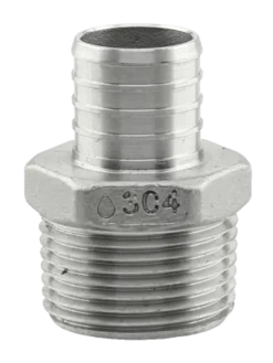 Plumb-Eeze Stainless Steel PEX X MPT Adapter