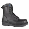 Acton Progum 8" Waterproof Leather Work Boots | Black | Size 7 To Size 17