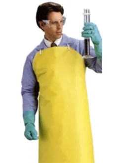 Ansell AlphaTec YU-48 Reinforced Urethane Bib Apron | 7-mil Thickness | 48-in Length Work Wear