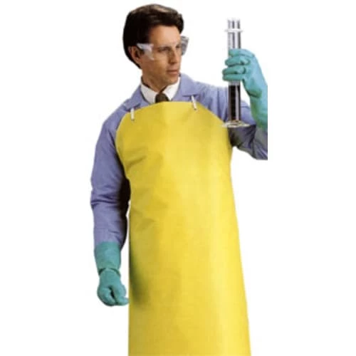 Ansell AlphaTec YU-48 Reinforced Urethane Bib Apron | 7-mil Thickness | 48-in Length Work Wear 3 Ansell AlphaTec YU-48 Reinforced Urethane Bib Apron | 7-mil Thickness | 48-in Length Work Wear