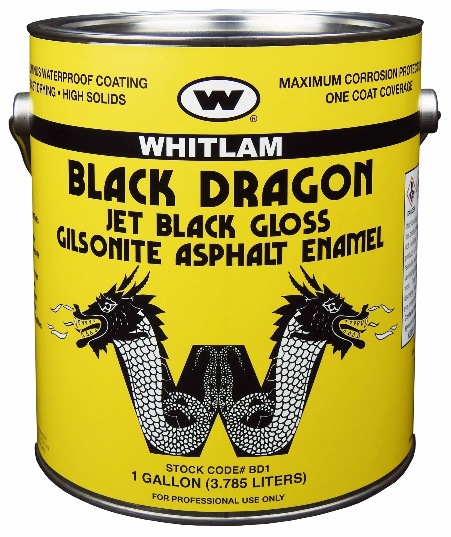 Whitlam Waterworks Products BLACK DRAGON Black Gilsonite® Asphalt Paint | 1 Gallon 3 Whitlam Waterworks Products BLACK DRAGON Black Gilsonite® Asphalt Paint | 1 Gallon