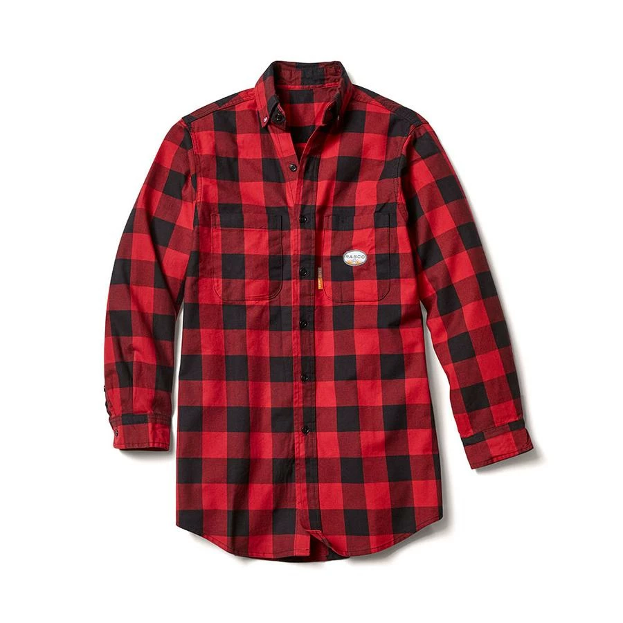 Flame Resistant Work Wear Rasco FR Buffalo Plaid Shirt | S - 5XL 4 Flame Resistant Work Wear Rasco FR Buffalo Plaid Shirt | S - 5XL