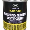 Whitlam BLACK FLASH Flashing Cement Compound | 1 Quart 1 Whitlam BLACK FLASH Flashing Cement Compound | 1 Quart