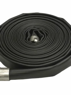 Greenline 1-1/2" Black Dragon Industrial Layflat Discharge Hose Assemblies C/w Instantaneous Forestry Fittings Hose And Fittings