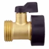 Gilmour Brass Swivel Garden Hose Shut-Off Valve Hose And Fittings 1 Gilmour Brass Swivel Garden Hose Shut-Off Valve Hose And Fittings
